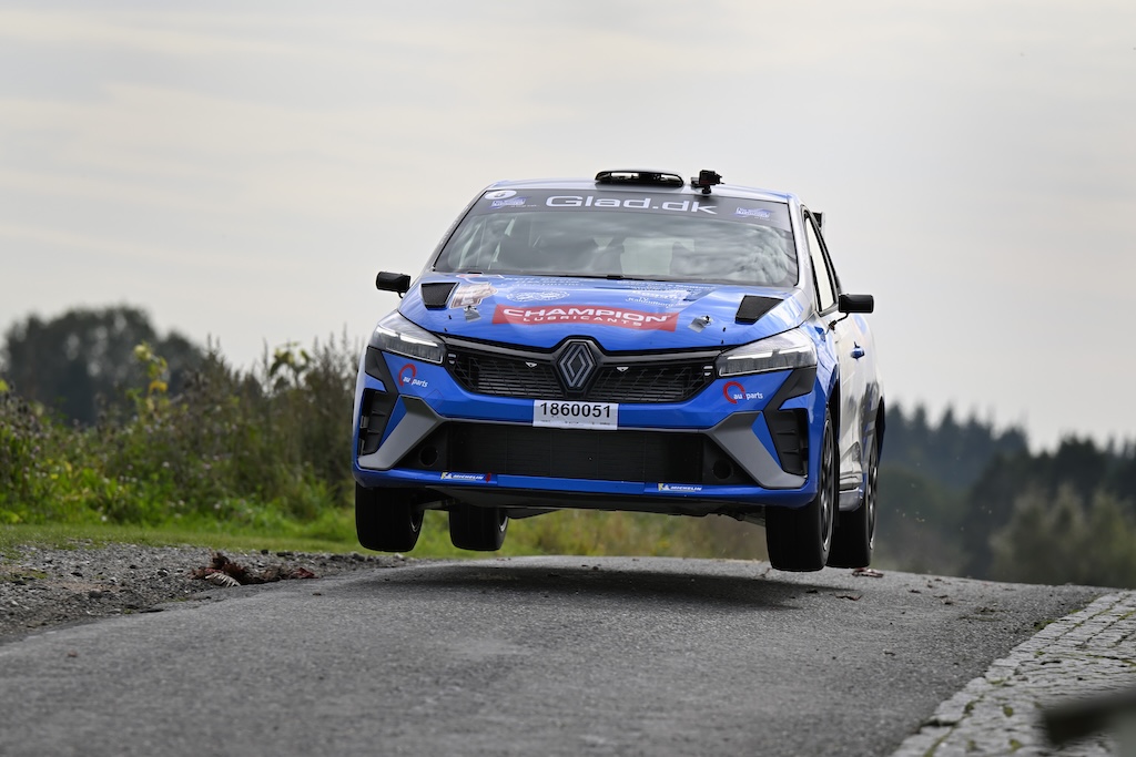 Jacob Madsen og Line Nedergaard tog en tredjeplads generelt i Rally Midtsjælland.
(Foto: Flemming Jensen)